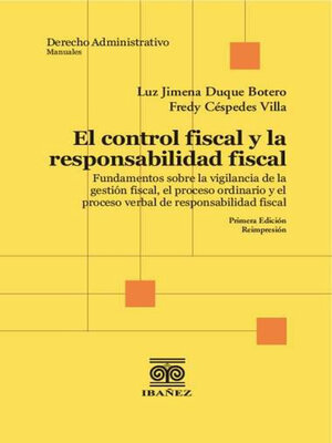 cover image of El control fiscal y la responsabilidad fiscal